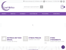 Tablet Screenshot of luamistica.com.br